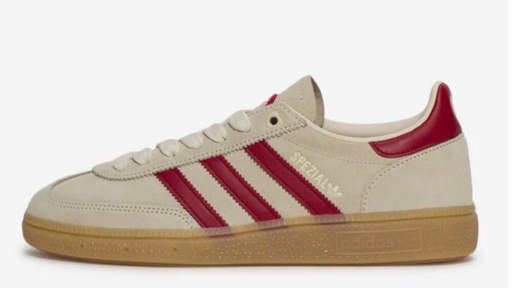 NEW ADIDAS ORIGINALS 10.5 Handball Spezial KH9044 Cream/ Red Heart